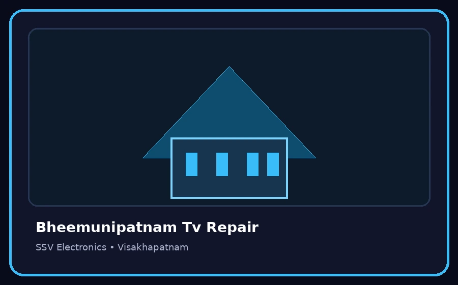 Bheemunipatnam Tv Repair TV repair visual