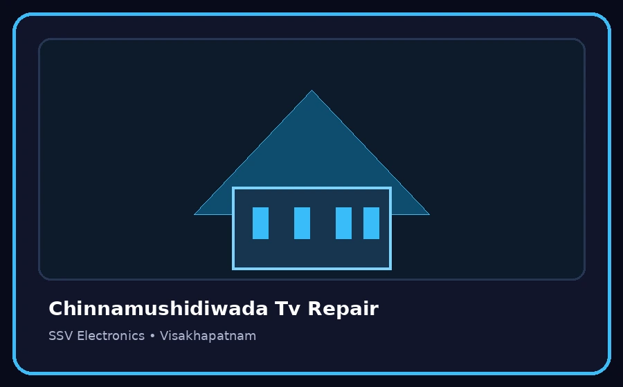 Chinnamushidiwada Tv Repair TV repair visual