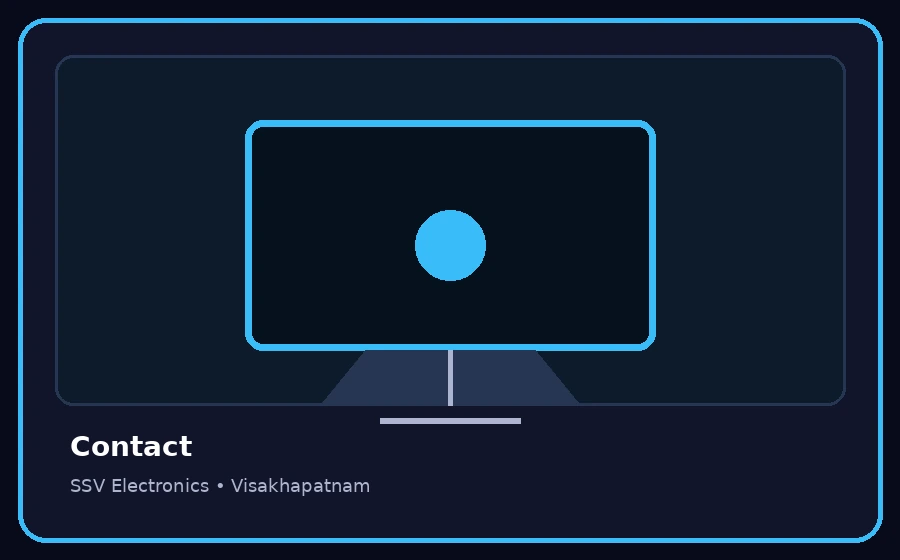 Contact TV repair visual