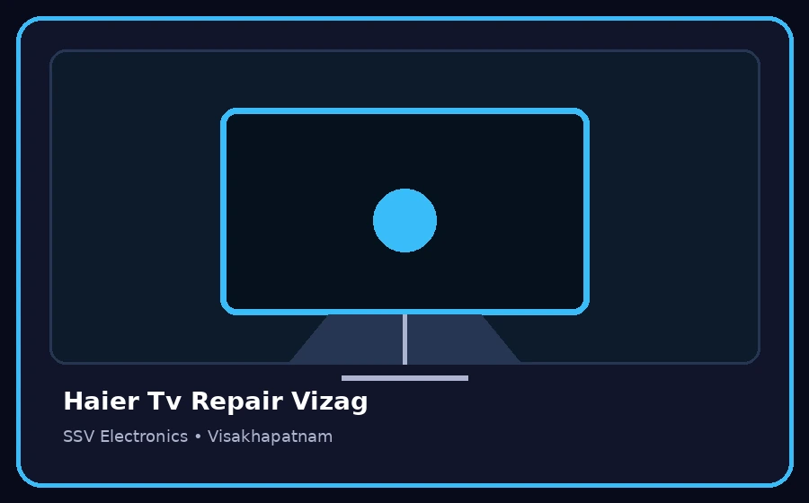 Haier Tv Repair Vizag TV repair visual