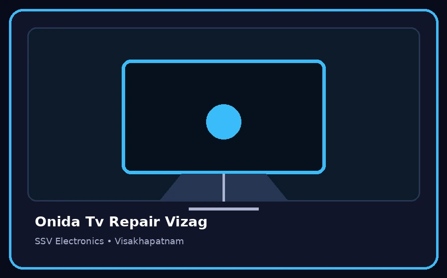 Onida Tv Repair Vizag TV repair visual