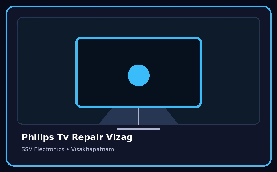 Philips Tv Repair Vizag TV repair visual