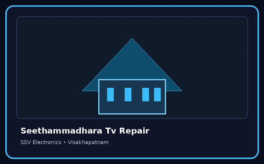 Seethammadhara Tv Repair TV repair visual