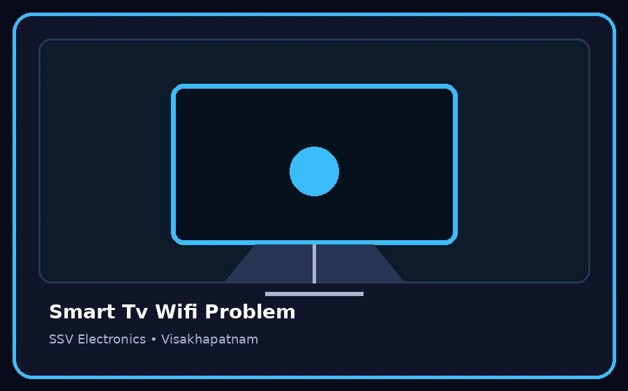 Smart Tv Wifi Problem TV repair visual