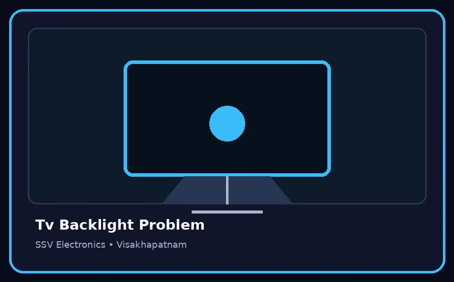 Tv Backlight Problem TV repair visual