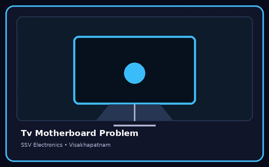 Tv Motherboard Problem TV repair visual