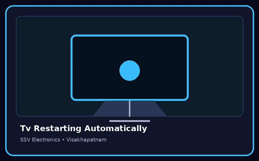 Tv Restarting Automatically TV repair visual