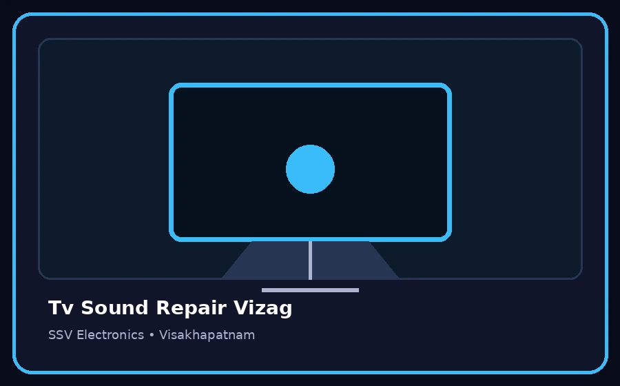 Tv Sound Repair Vizag TV repair visual